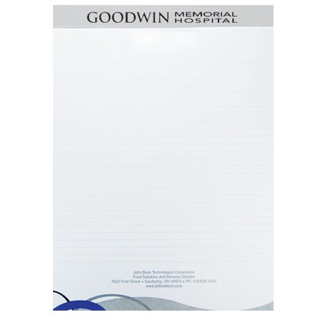 Product Photo 1 Legal Pad with Imprinted Header, 8-1/4" x 11-3/4"