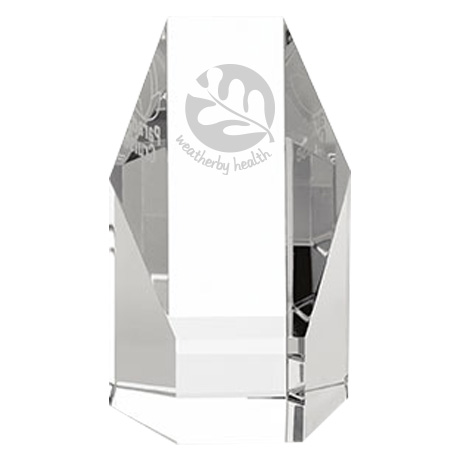 Product Photo 1 Hexagonal Crystal Tower Award, Small, 5"