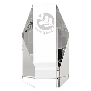 Hexagonal Crystal Tower Award, Small, 5" - JA5140
