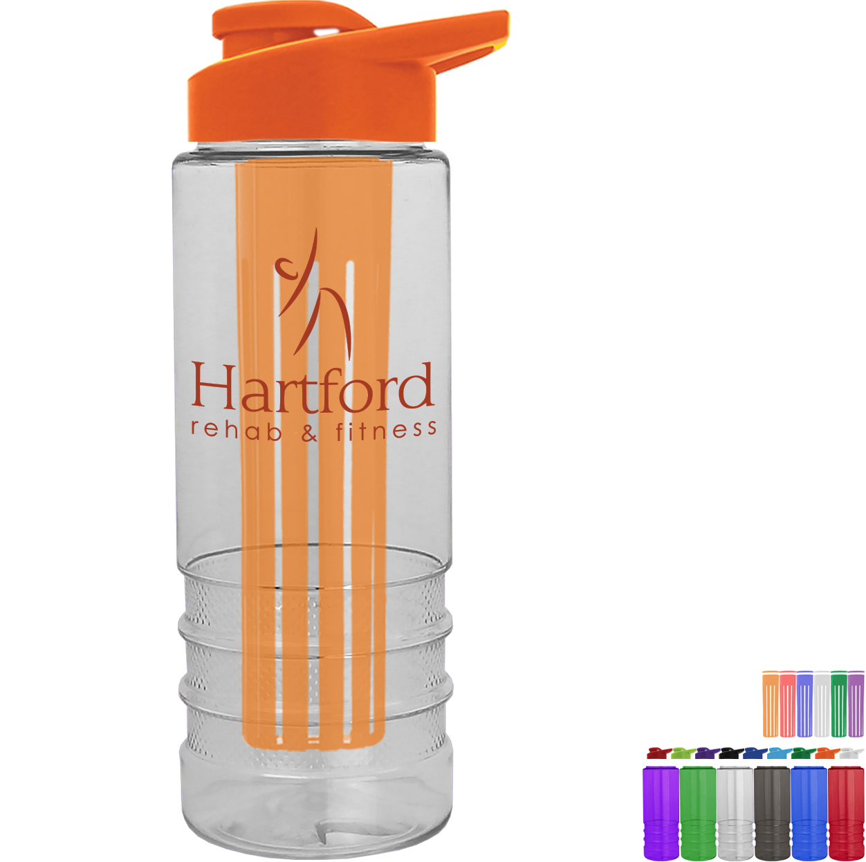 Product Photo 1 Salute Infuser Tritan™ Bottle, 24oz. - Drink Thru Lid
