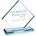 Photo 7 Diamond Jade Glass Award, 6-3/4"