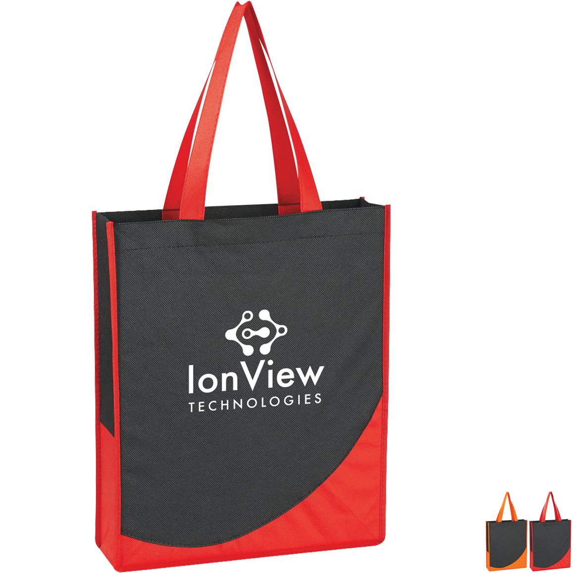 Product Photo 1 Color Curve Non-Woven Tote Bag