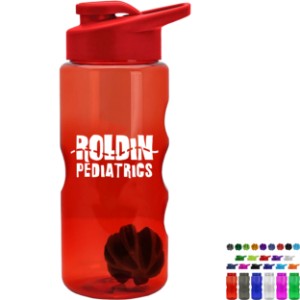 Finger Grip Shaker Tritan™ Transparent Bottle, 22oz. - Drink Thru Lid - GY1946