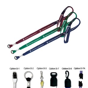 Quick Ship Cotton Lanyard, 3/8" Wide - FD1020