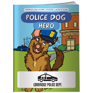 Police Dog Hero Coloring & Activity Book - CLB999