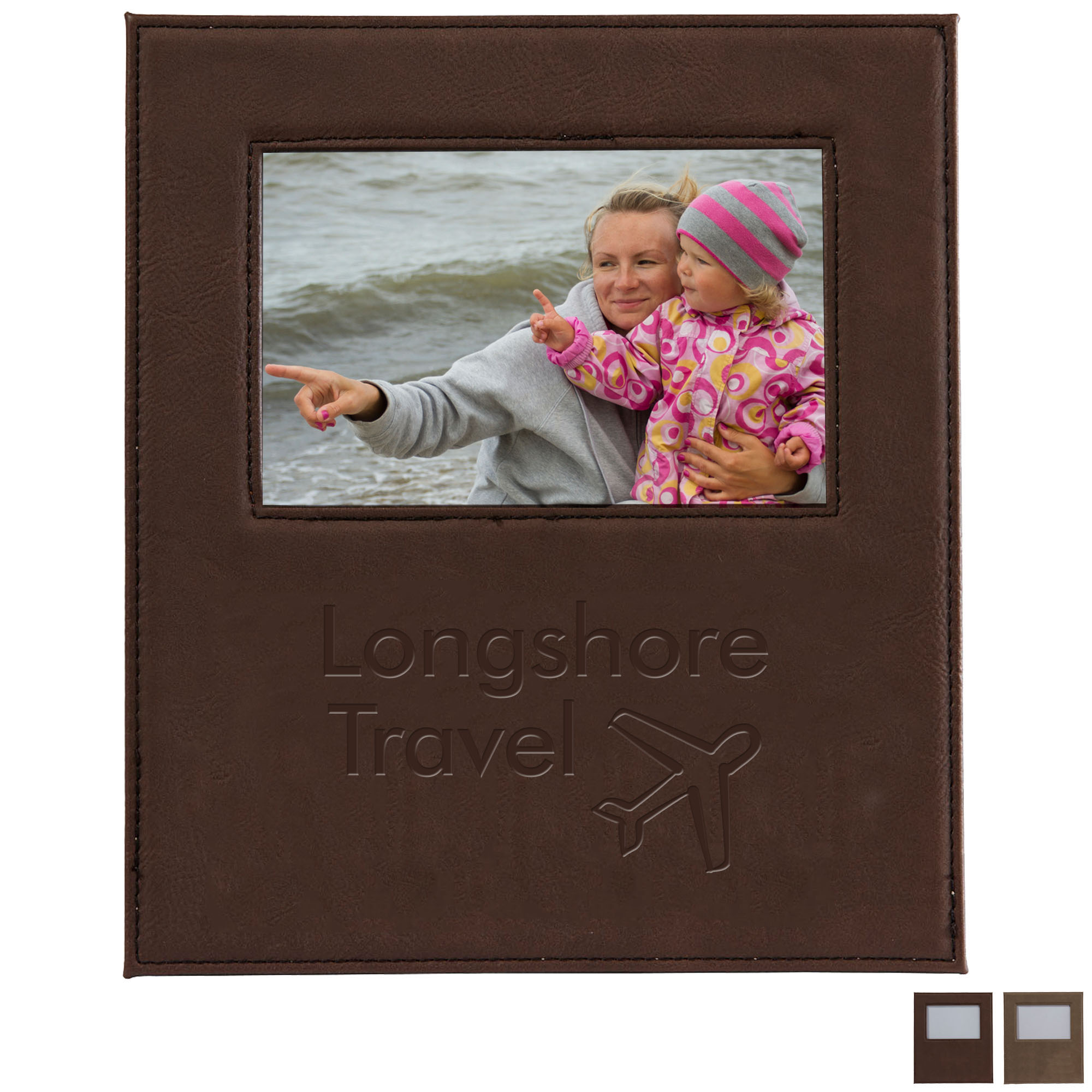 Product Photo 1 Leatherette Picture Frame, 4" x 6"
