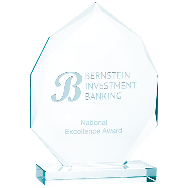 Product Photo 1 Eclipse Jade Glass Award, Medium, 5-3/4"