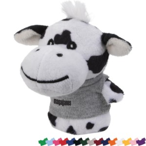 Shorties Plush Cow, 4" - VT4916