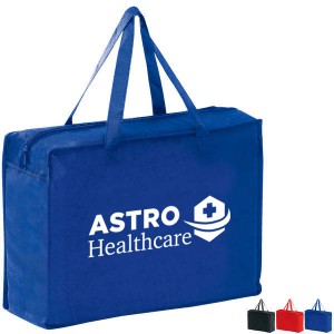 Essential Non-Woven Briefcase Tote with Zipper Closure - AB1050