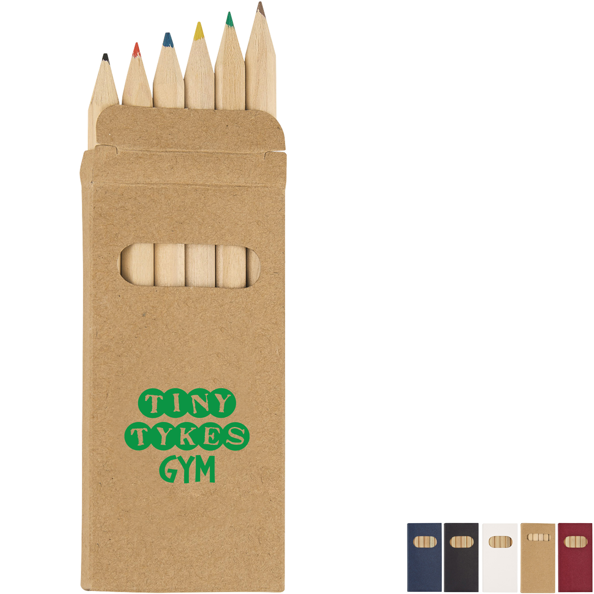 Product Photo 1 Mini Colored Pencil Set, 6 Pieces