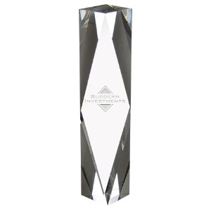 Dramatis Crystal Award, Medium, 9-3/4" - JA5440