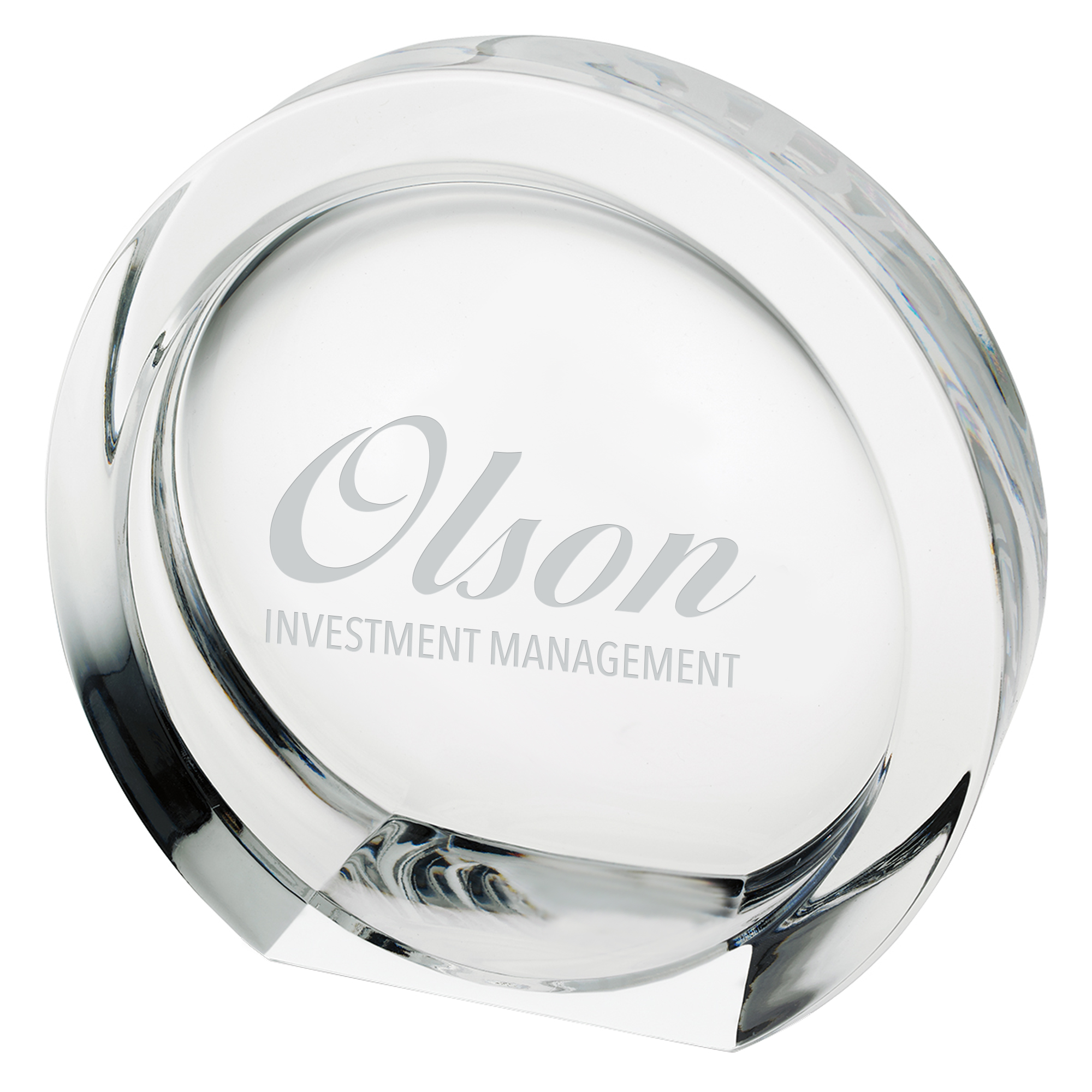 Product Photo 1 Mario Cioni® High Tech 24% Full Lead Crystal Award, Medium, 5-1/2" - CLOSEOUT!