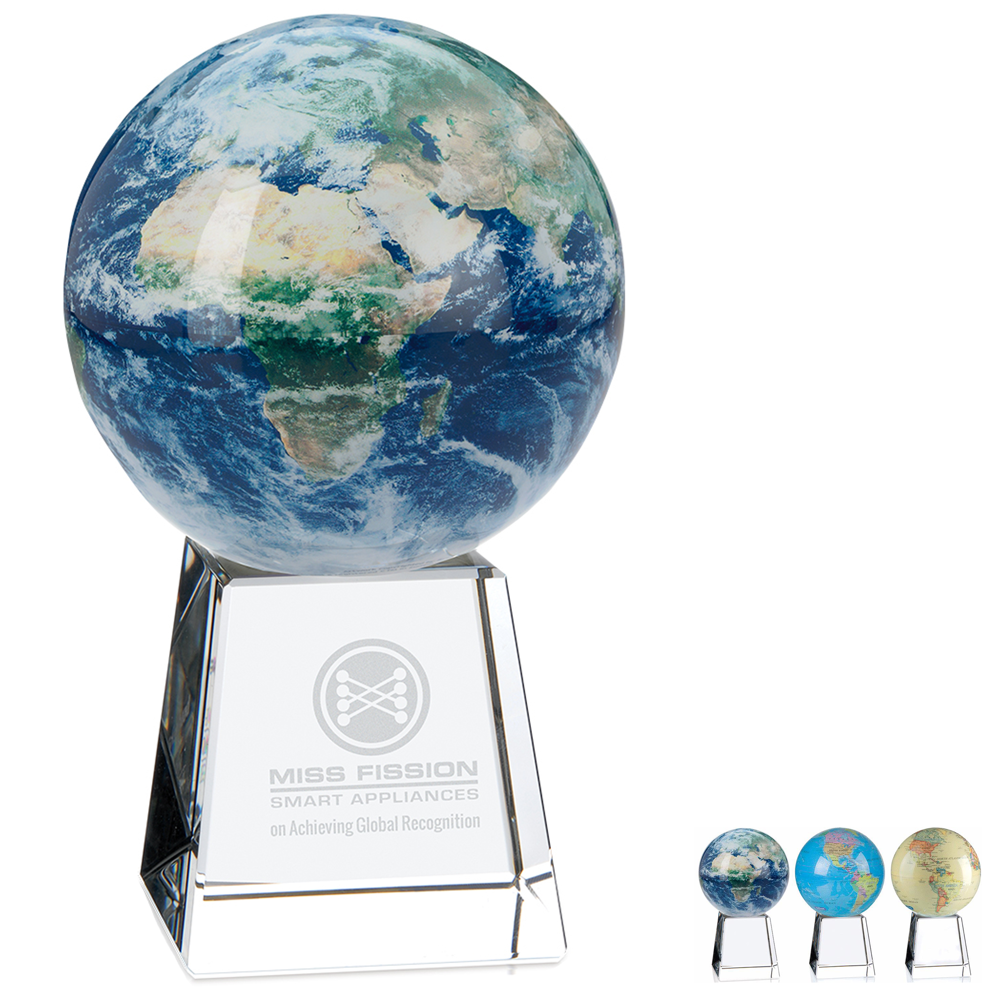 Product Photo 1 Mova Globe Award with Crystal Base, 7-5/8"