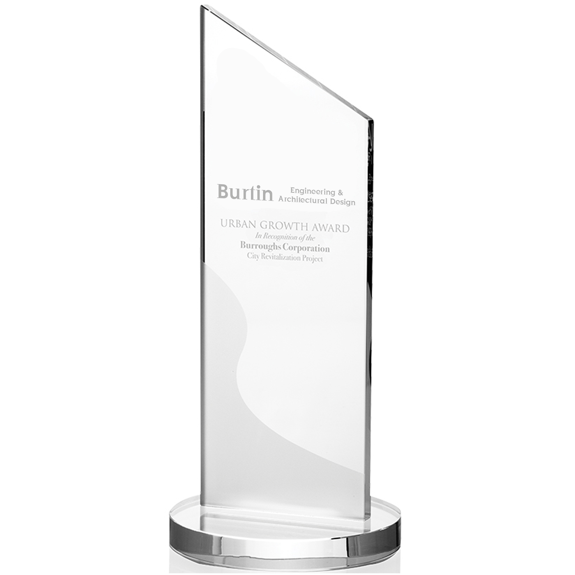Product Photo 1 Frost Angular Crystal Award, 9"