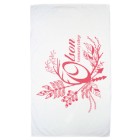 Photo 9 Turkish Signature White Medium Weight Beach Towel, 12 lbs.