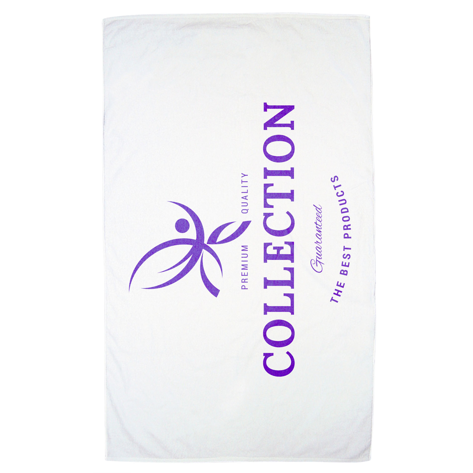 Product Photo 1 Express White Medium Weight  Beach Towel, 14 lbs.