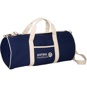 Navy Cotton Canvas Duffel Bag - CLOSEOUT! - PM1933