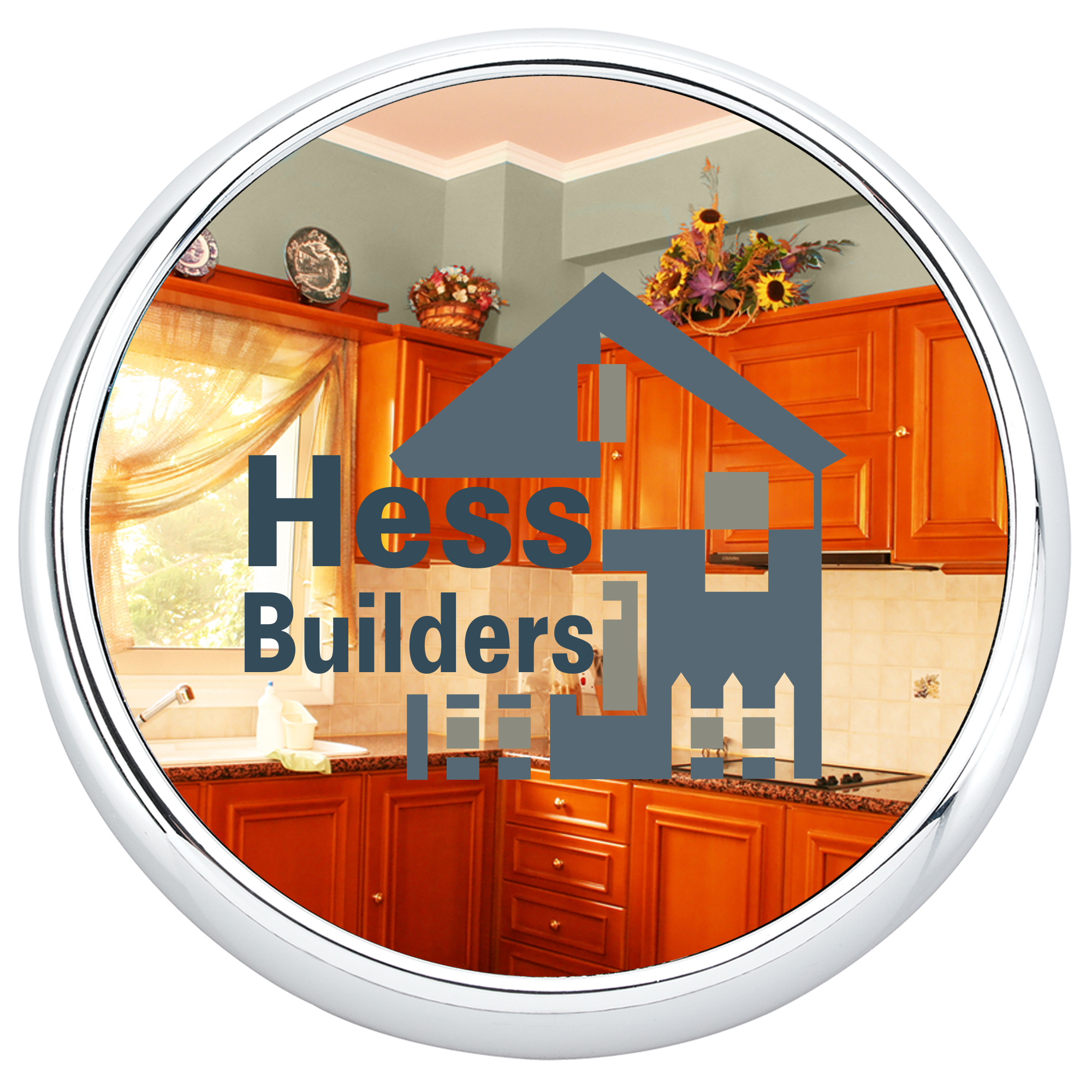 Product Photo 1 Round Leather & Zinc Coaster