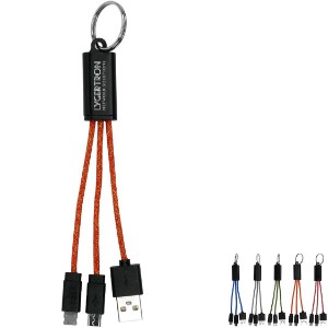 Freehold 2-in-1 Charging Cable Keychain - AL2054