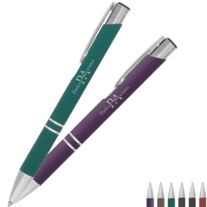 Tres-Chic Soft Coated Matte Finish Ballpoint Pen - GS1395