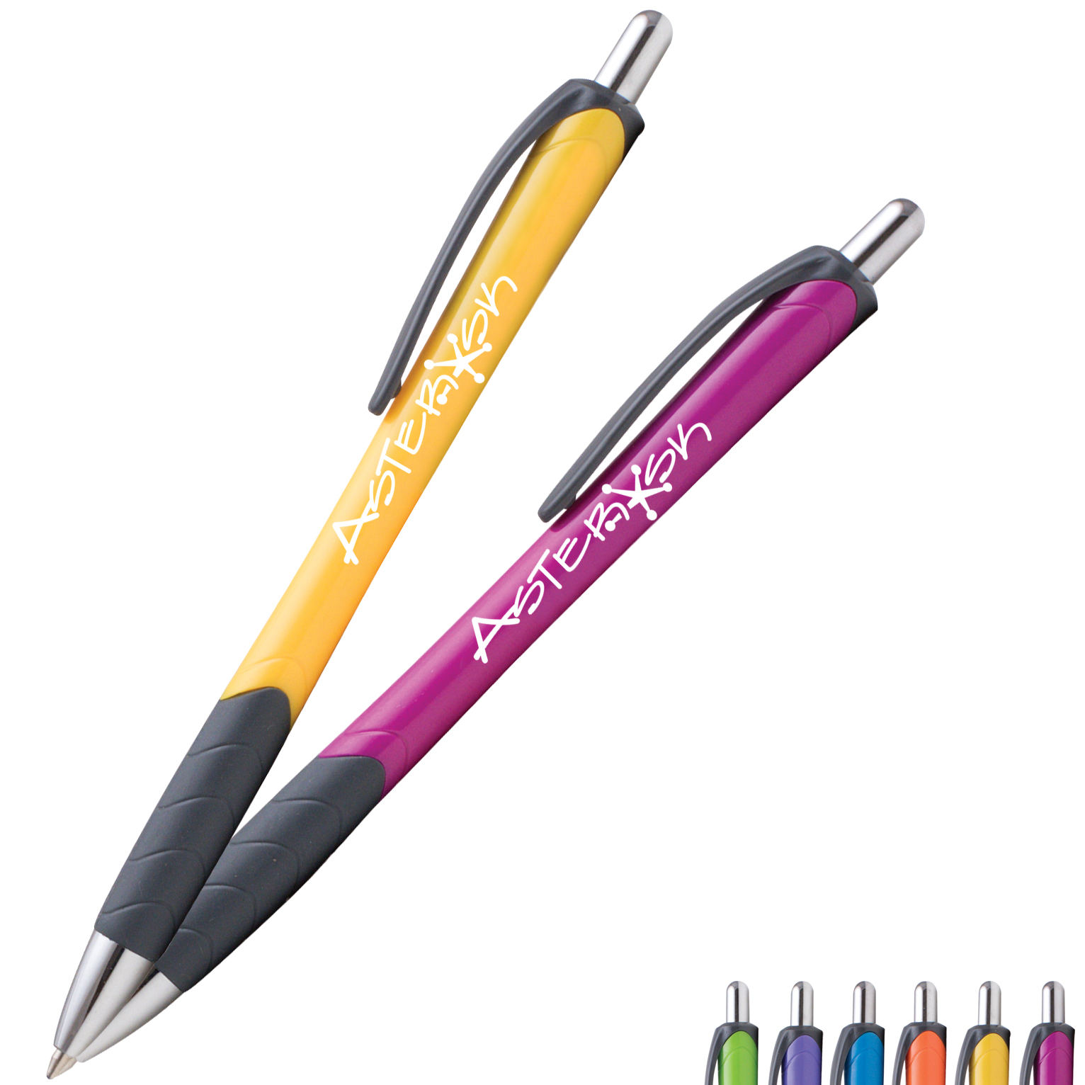 Product Photo 1 Ved Tropical Colors Ballpoint Pen w/ Rubber Grip