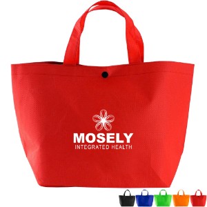 Leonia Snap Non-Woven Lunch Tote - AL2012