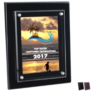 Floating Glass Award Plaque, 8" x 10" - JA5246