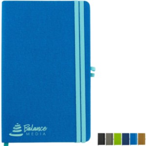 Hoboken Double Elastic Band Notebook, 5" x 8-1/4" - AL2097