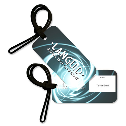 Product Photo 1 Rectangle Poly Laminate Luggage Tag