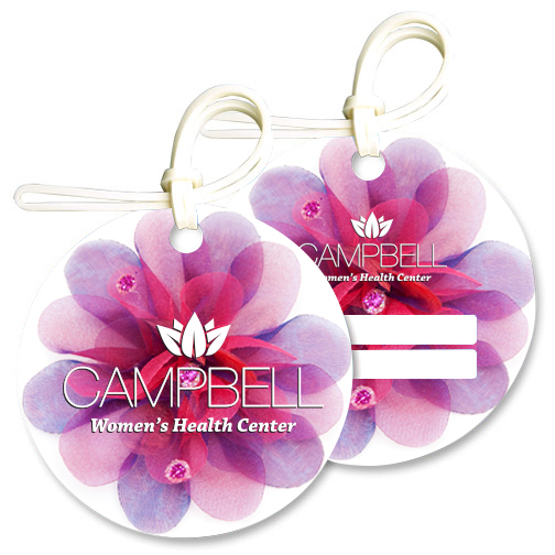 Product Photo 1 Round Poly Laminate Luggage Tag