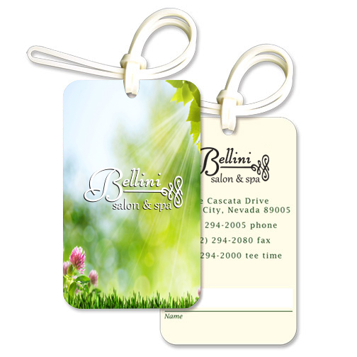 Product Photo 1 Jumbo Rectangle Poly Laminate Luggage Tag