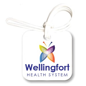 Square Soft Vinyl Luggage Tag - QY4170