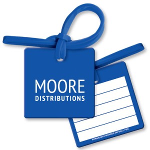 Square Soft Vinyl Luggage Tag - QY4125