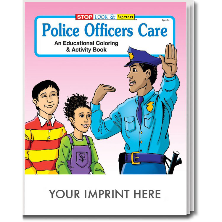 Product Photo 1 Police Officers Care Coloring & Activity Book