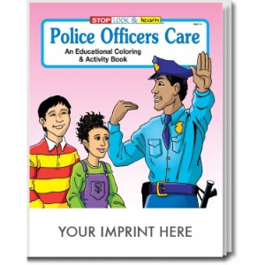 Police Officers Care Coloring & Activity Book - CLB520