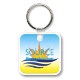 Square Soft Vinyl Key Tag