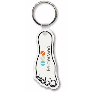Foot Soft Vinyl Key Tag - QY4055