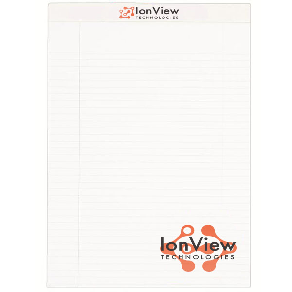 Product Photo 1 Legal Pad w/ Imprinted Header, 8-1/4" x 11-3/4"