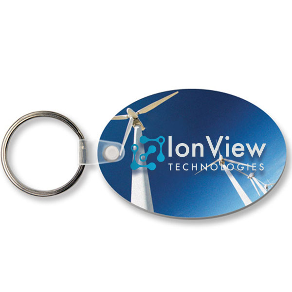 Product Photo 1 Oval Soft Vinyl Key Tag