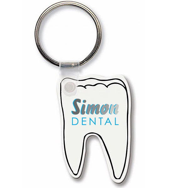 Product Photo 1 Tooth Soft Vinyl Key Tag
