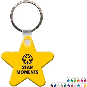 Star Soft Vinyl Key Tag - QY4085