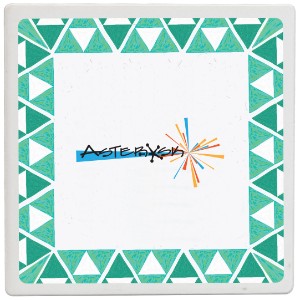Absorbing Stone Coaster, Full Color Imprint - AD1114