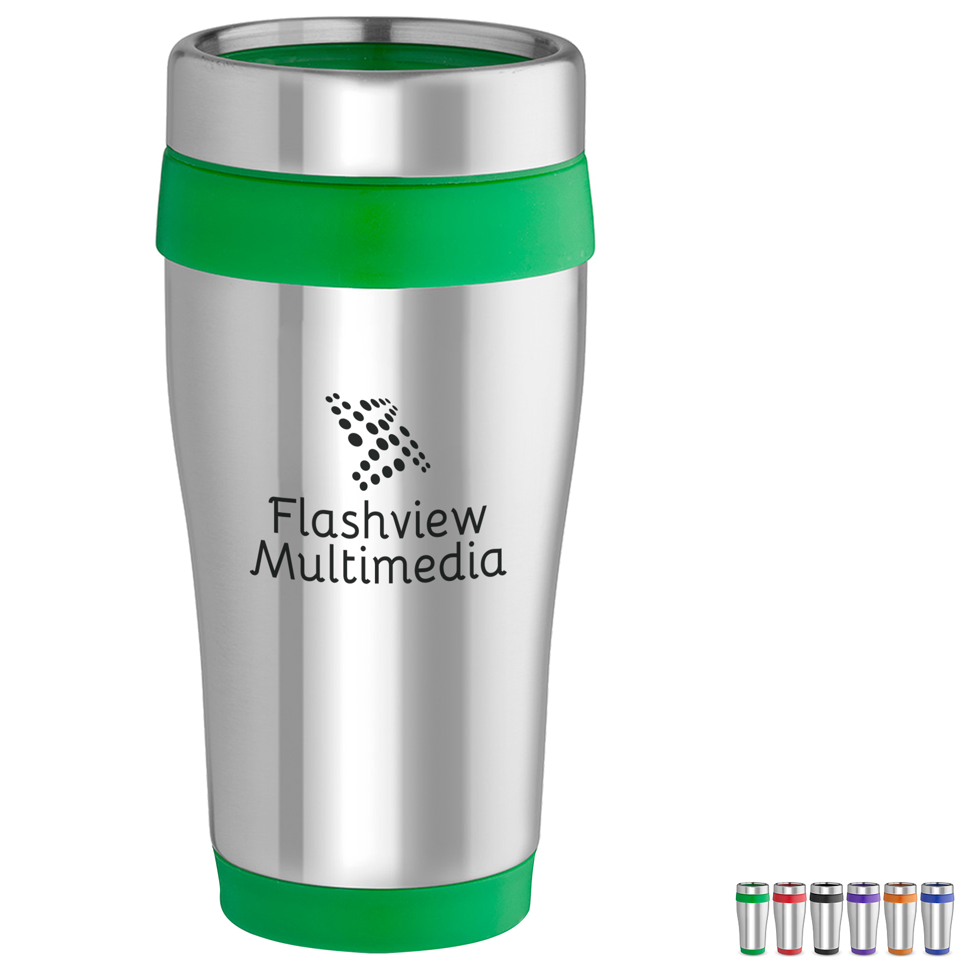 Product Photo 1 Stainless Tumbler with Color Liner, 16oz.