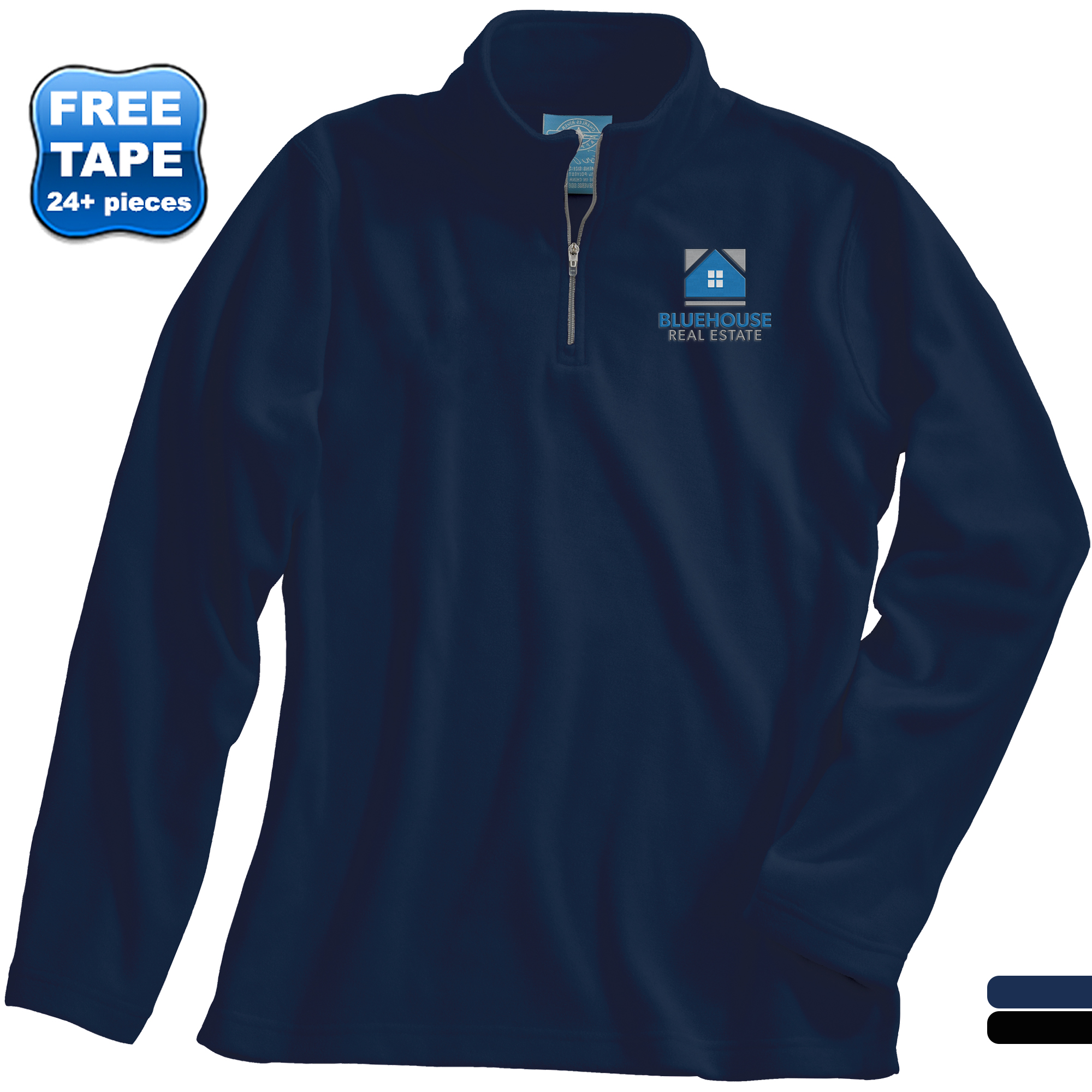 Product Photo 1 Charles River® Freeport Microfleece Ladies' Quarter Zip