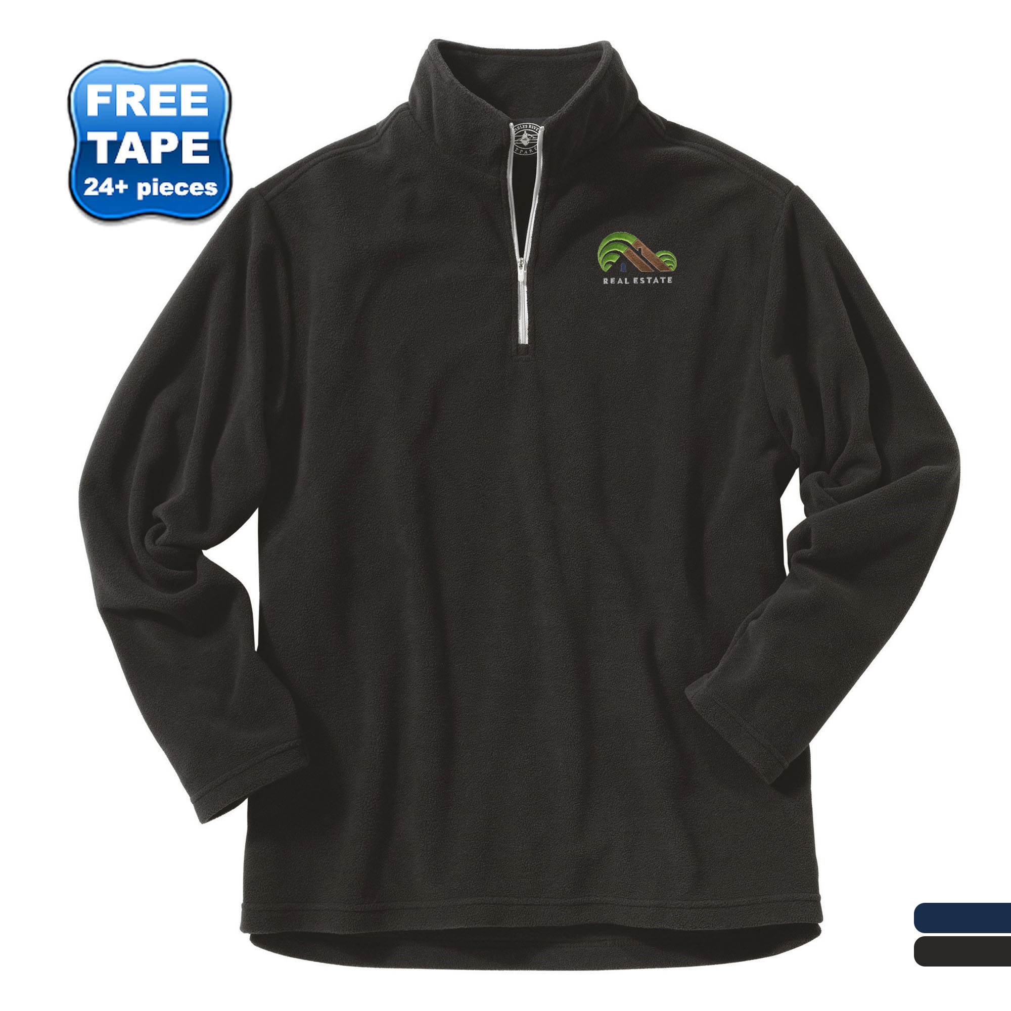 Product Photo 1 Charles River® Freeport Microfleece Men's Quarter Zip