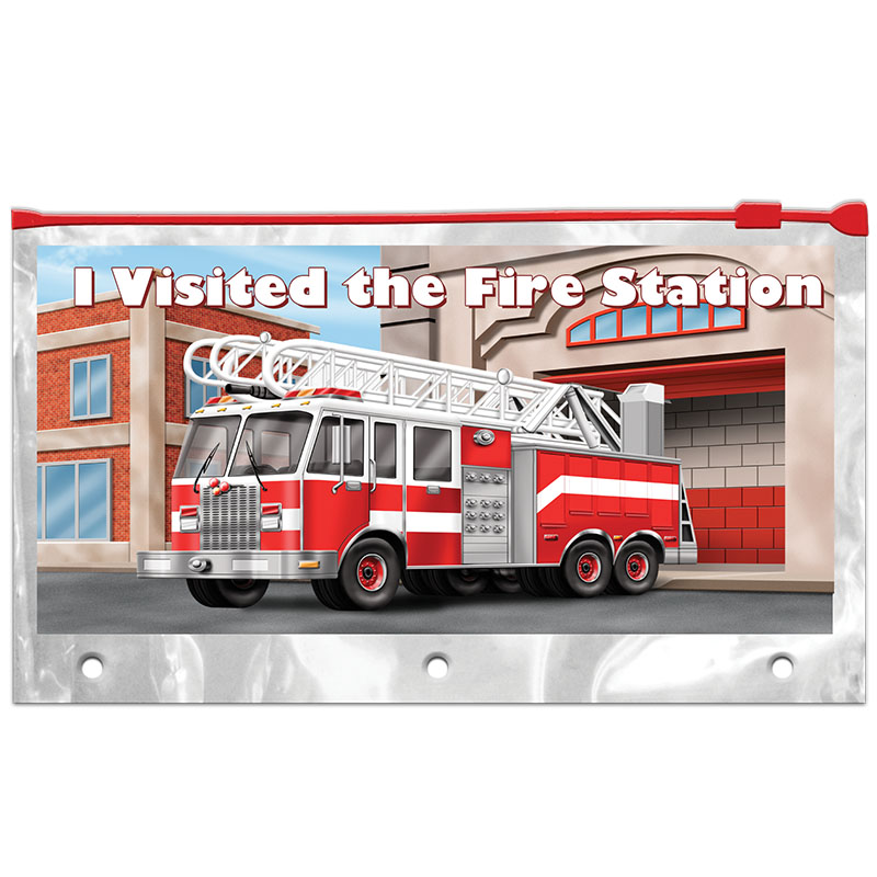 Product Photo 1 I Visited the Fire Station School Pencil Pouch, Stock