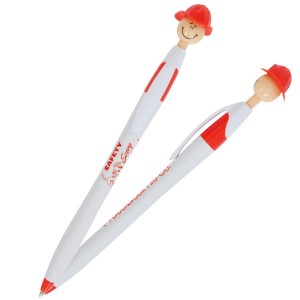 Fireman Hat Pen w/ "Practice Fire Safety Every Day!", Stock - PEN500