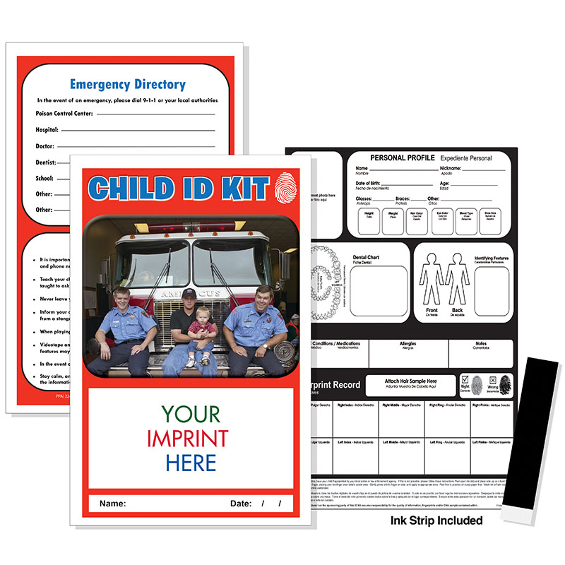 Product Photo 1 Fire Child ID Safety Kit