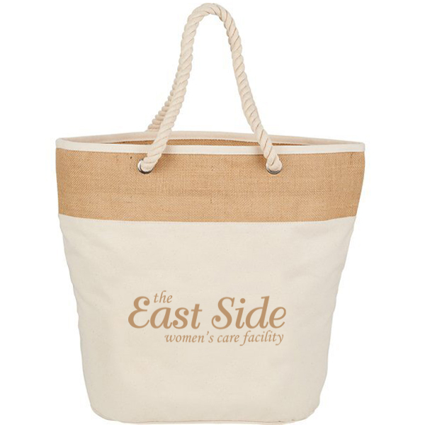 Product Photo 1 Cotton Canvas & Jute Rope Tote