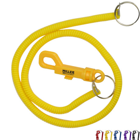Product Photo 1 P-Clip Coil Keyring, 20"